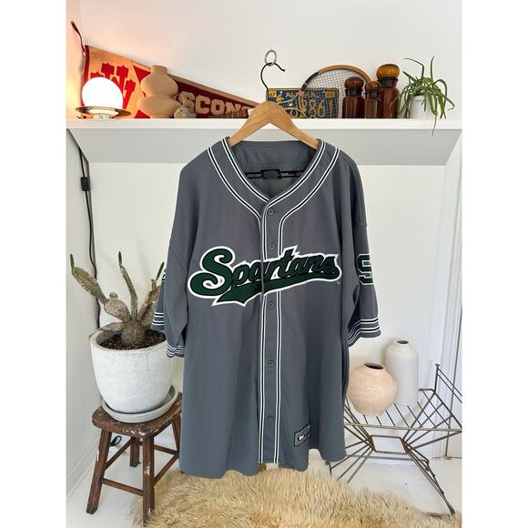 Vintage Colosseum Athletics Michigan State University Spartans Jersey XXL - Picture 1 of 4